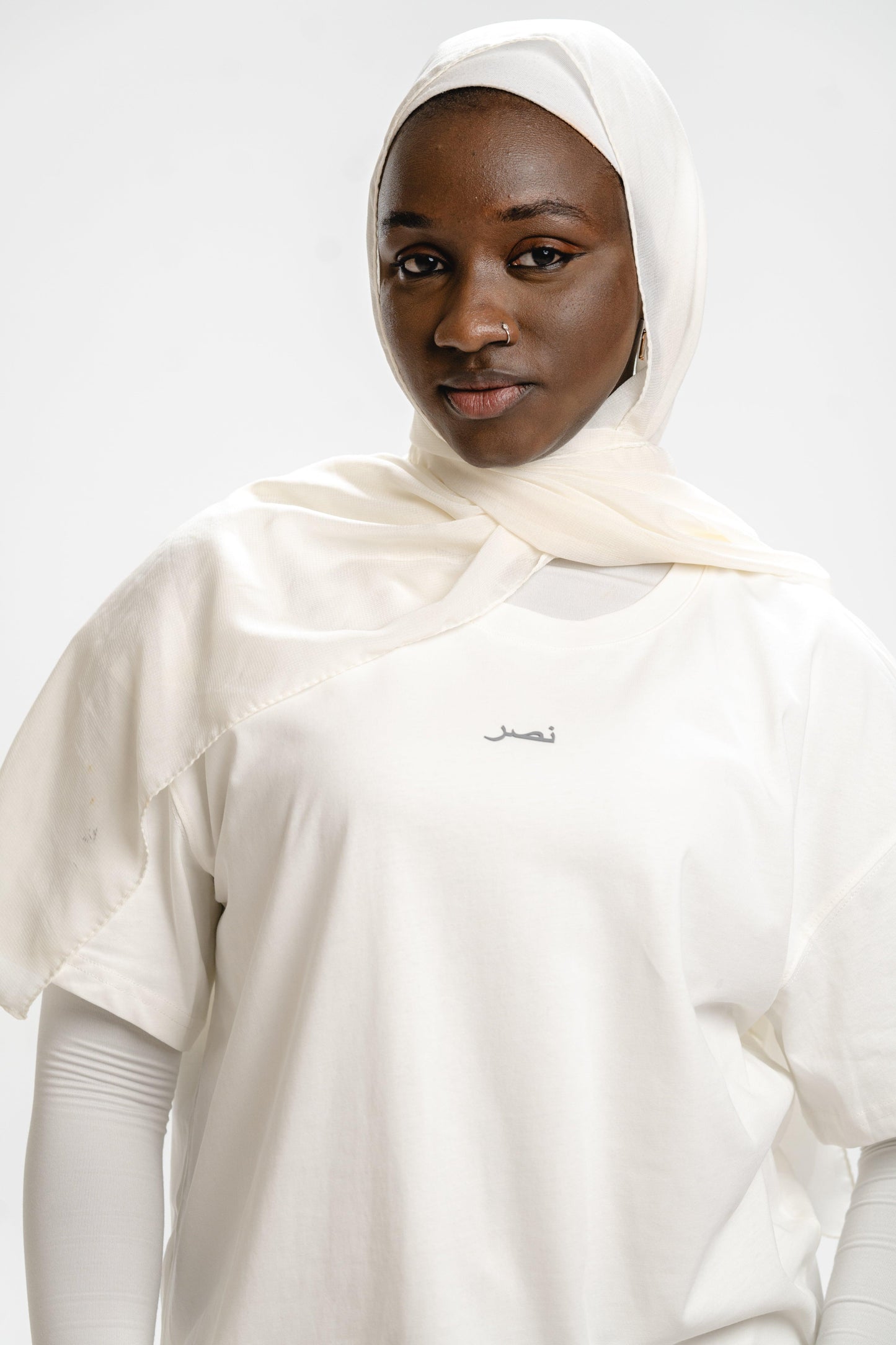 Oversized Tee - White - NHASR