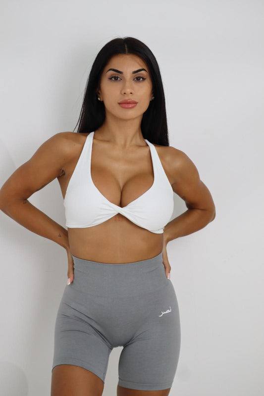 Twisted Bra - White