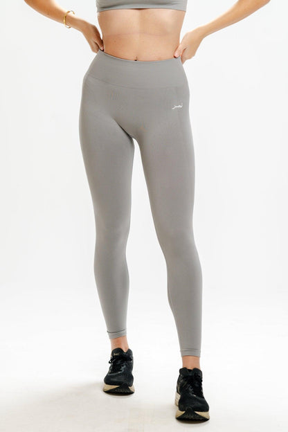 Seamless Scrunch Leggings - Grey - NHASR