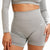 Seamless Scrunch Shorts - Grey